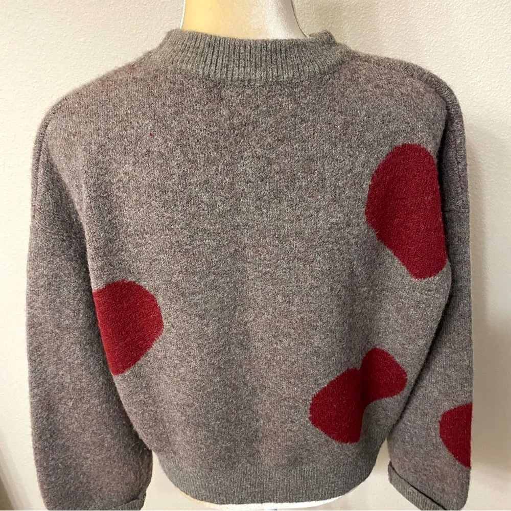 Natural Life Heart Knit Crewneck Sweater - Picture 5 of 9